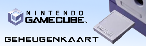 Banner Nintendo GameCube Geheugenkaart