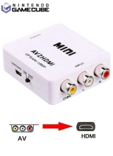 AV to HDMI Adapter Wit Nieuw voor Nintendo GameCube
