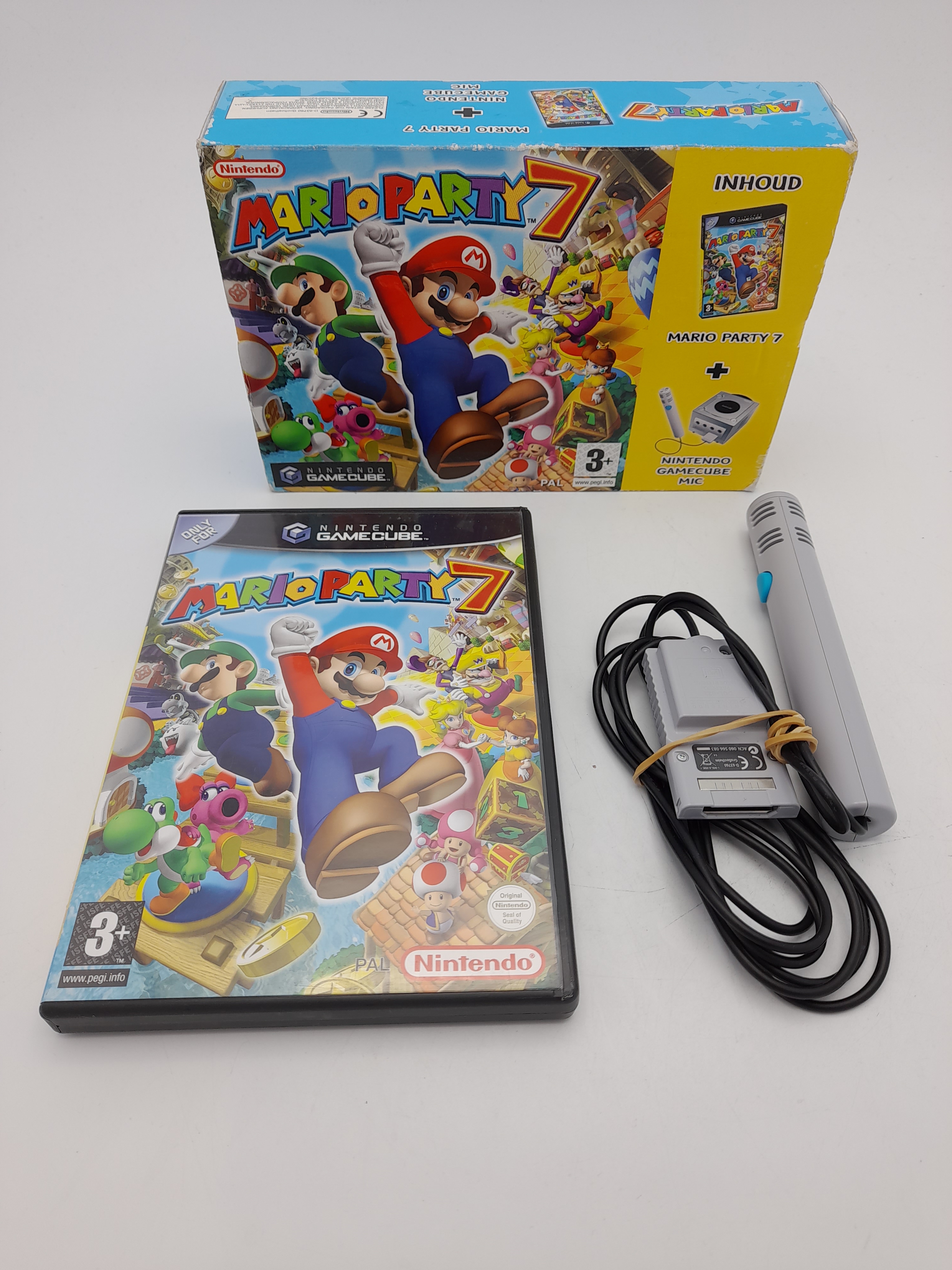 Foto van Mario Party 7 & Microphone in Doos