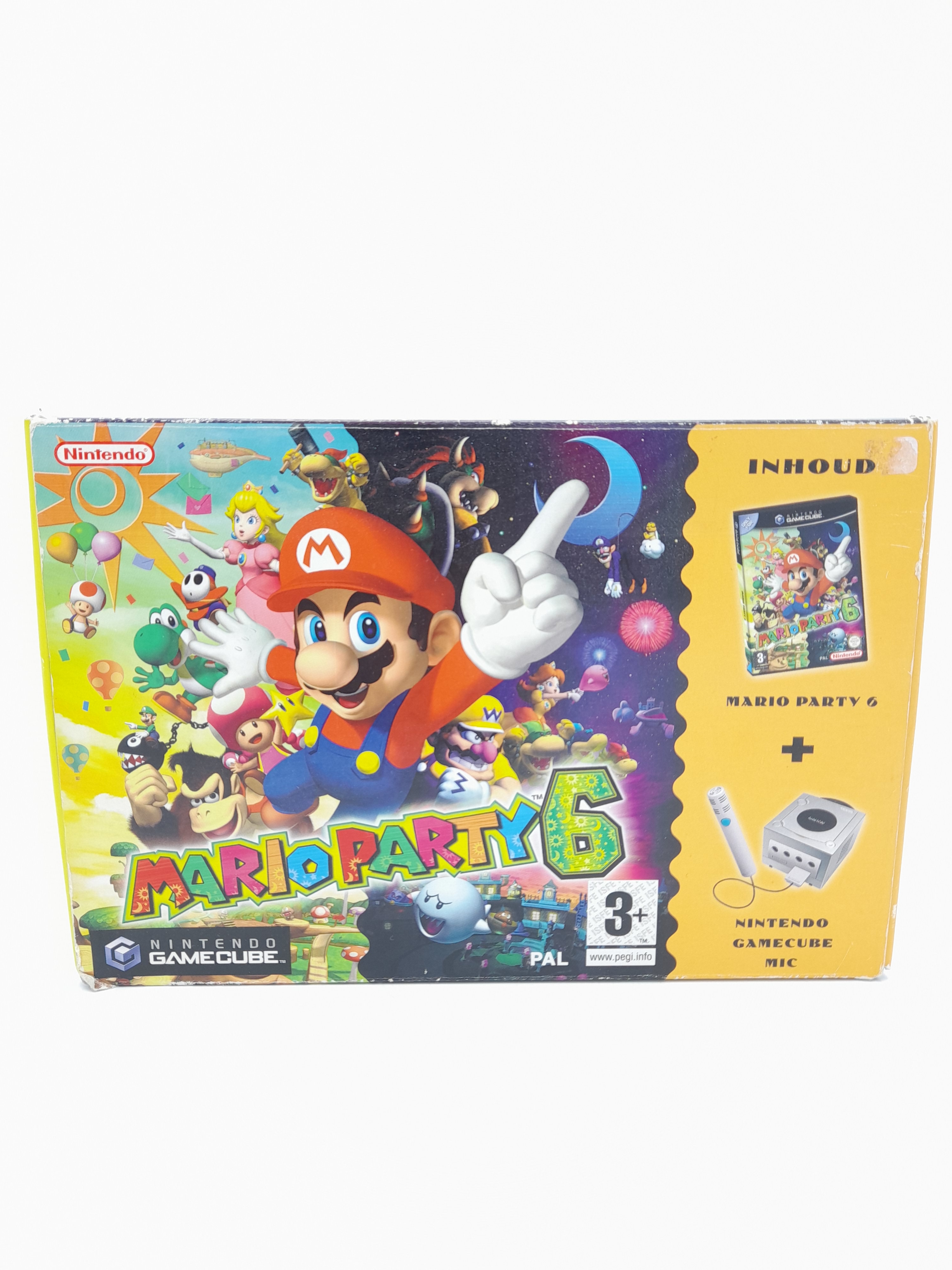 Foto van Mario Party 6 & Microphone in Doos