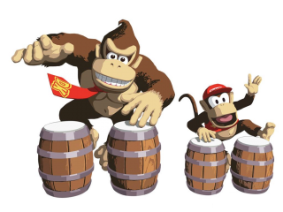 À utiliser avec les jeux : <a href = https://www.mariocube.nl/GameCube_Spelinfo.php?Nintendo=Donkey_Konga target = _blank>Donkey Konga</a>, <a href = https://www.mariocube.nl/GameCube_Spelinfo.php?Nintendo=Donkey_Konga_2 target = _blank>Donkey Konga 2</a> et <a href = https://www.mariocube.nl/GameCube_Spelinfo.php?Nintendo=Donkey_Kong_Jungle_Beat target = _blank>Donkey Kong Jungle Beat</a>.