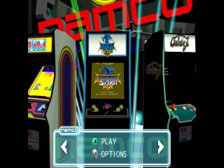 Play on various classic Namco arcades!