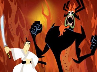 Kruip in de huid van Samurai Jack en ga de strijd aan met Aku.