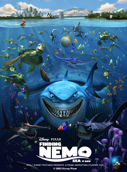 Finding Nemo the Movie. Do you remember Nemo? What a journey for such a clownfish.