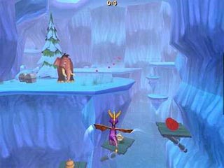 Volez à travers les grottes de glace avec Spyro.