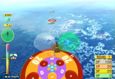 Super Monkey Ball is not just about the courses, but also about the many mini-games that you can play with up to four players.